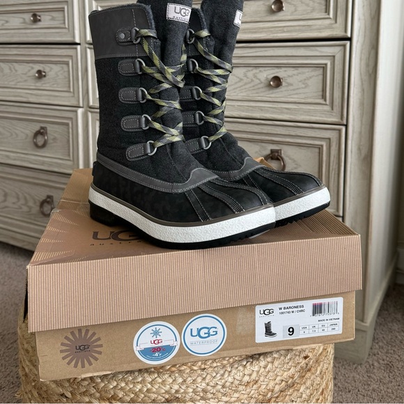 Ugg Women’s Baroness Waterproof Insulated Pack Snow Boot - Picture 10 of 11